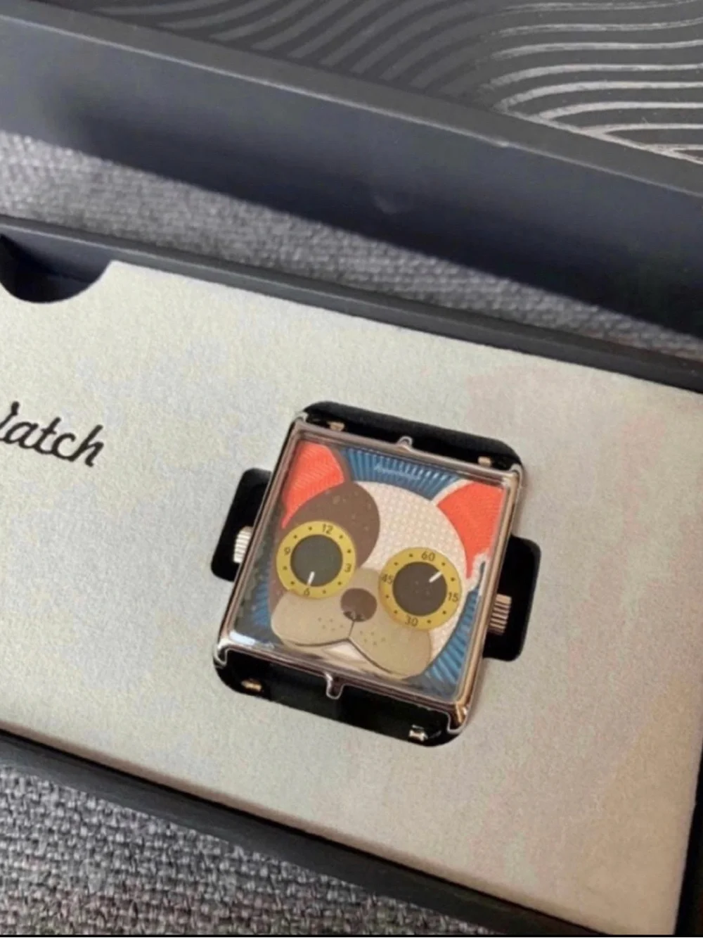 New HappieWatch Wave Goodbye To Boring Watches Vegan leather 33mm×33mm
